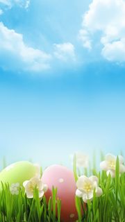Happy Easter|イースター／イースター・エッグのiPhone壁紙