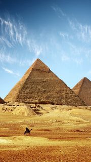 ピラミッド 砂漠 風景の壁紙
