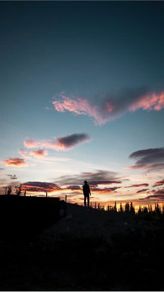 見上げた空