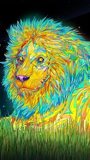 Trippy Lion