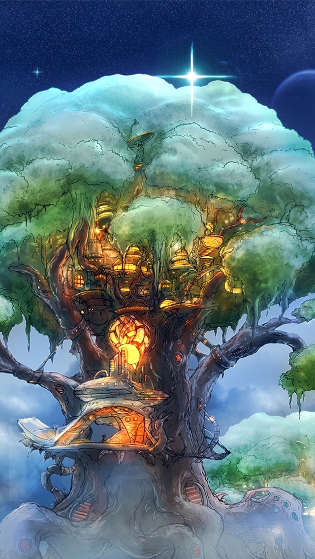 ファンタジー 木 の 家 イラスト Hōmuaidea