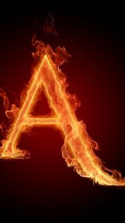Fire letter A