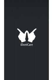 iPhone壁紙Funny I Dont Care …