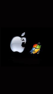 Apple Windows Logoの壁紙