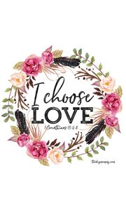 I Choose Love | 花の飾り