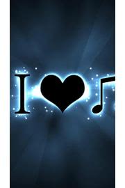 iPhone壁紙I love Music Wallp…