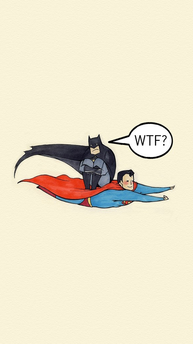 イラスト バットマン スーパーマン スマホ壁紙 Iphone待受画像ギャラリー