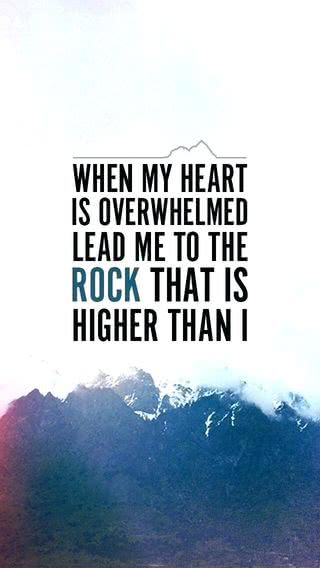 when my heart is overwhelmed