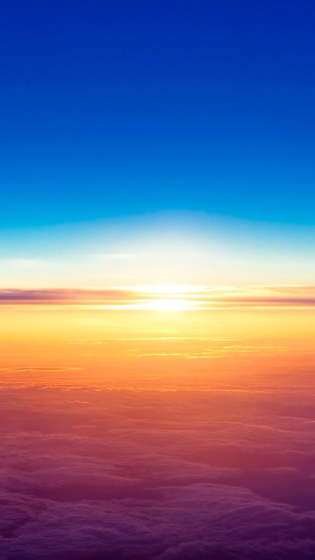 雲の上の朝焼け スマホ壁紙 Iphone待受画像ギャラリー