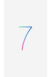 iPhone壁紙iOS 7 Logo Clean F…