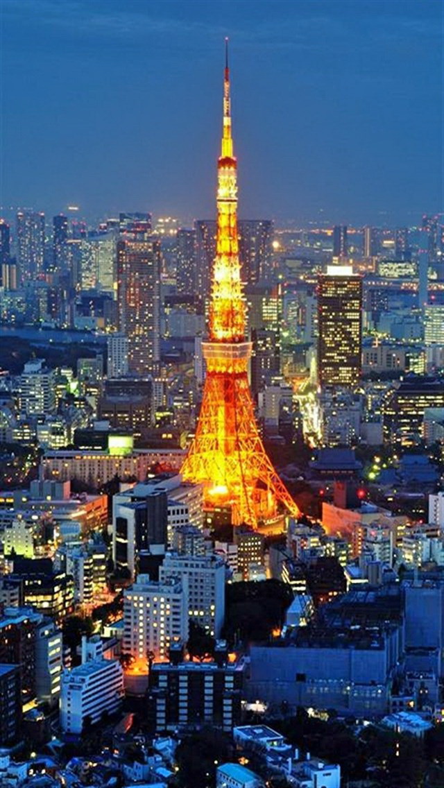 東京タワーの夜景 スマホ壁紙 Iphone待受画像ギャラリー