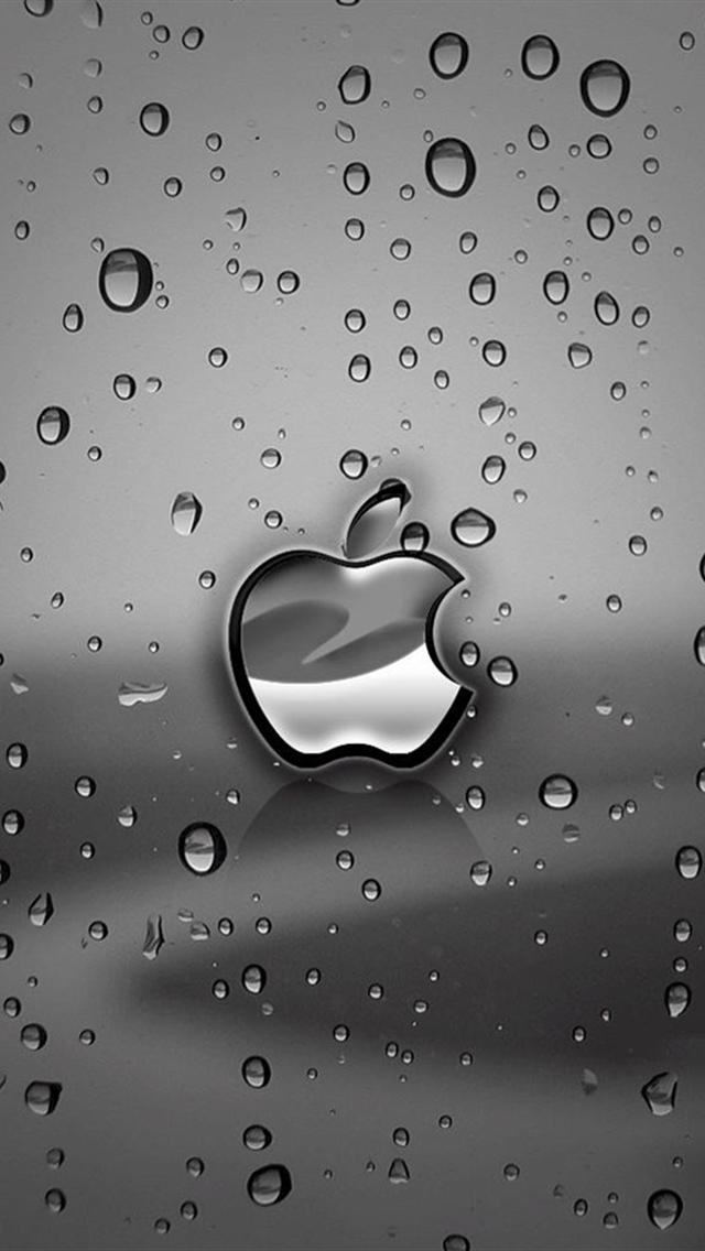 Apple Rain Iphone 5 Backgrounds Hd スマホ壁紙 Iphone待受画像ギャラリー