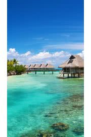 iPhone壁紙Hilton Bora Bora I…