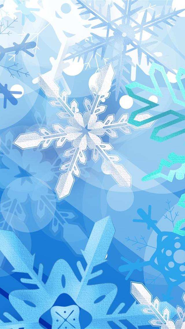 おしゃれな雪の結晶のイラスト スマホ壁紙 Iphone待受画像ギャラリー