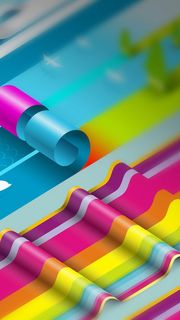 3D Colorful Paper