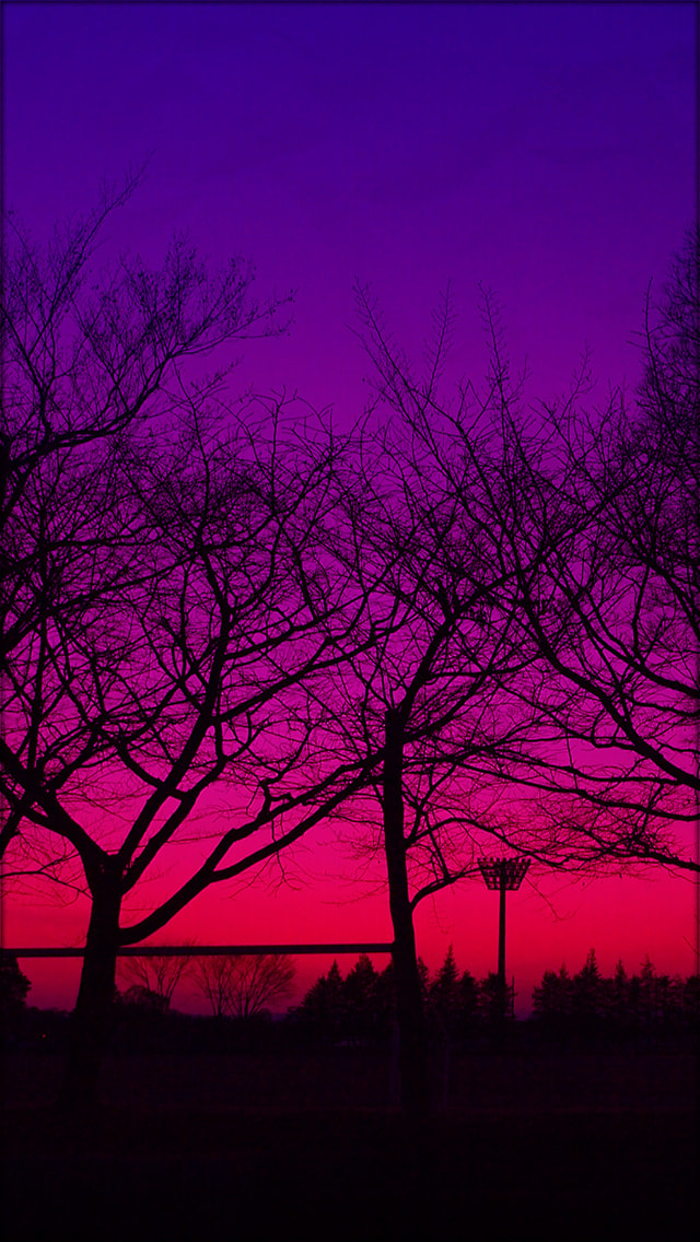 紫の夕焼け スマホ壁紙 Iphone待受画像ギャラリー