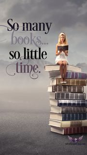 So many books, so little time. | 読書をする少女