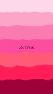 おしゃれな女子向けスマホ壁紙 「LOVE PINK」