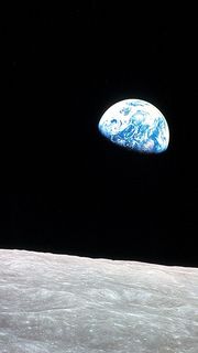 月面からみた地球
