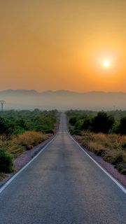 夕焼け 風景の壁紙