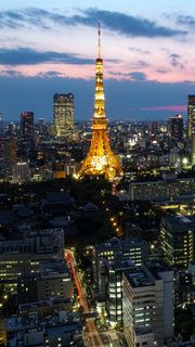 イルミネーション 東京タワー 夜景 風景の壁紙
