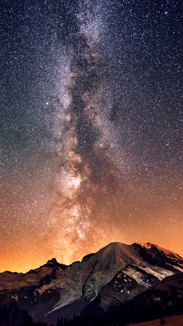 Milky Way Galaxy Bulge Above Mountain Iphone 5 Wallpaper Ipod Wallpaper Hd Free Download スマホ壁紙 Iphone待受画像ギャラリー