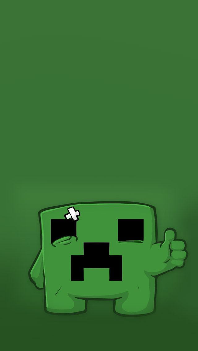 ゲーム Minecraft Sad Creeper スマホ壁紙 Iphone待受画像ギャラリー