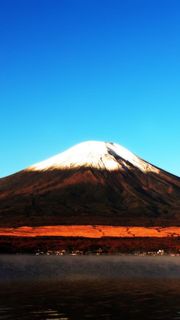 iPhone壁紙mount fuji japan w…