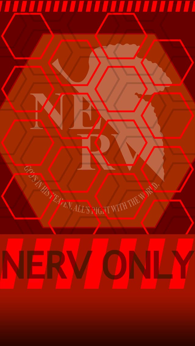 Nerv Only エヴァンゲリオン スマホ壁紙 Iphone待受画像ギャラリー