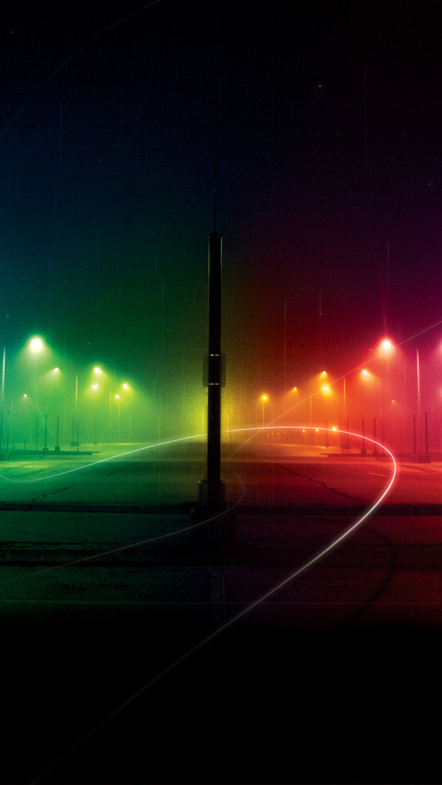 Night Rainbow Road Iphone 5 Wallpaper Background 640x1136 Photo Image スマホ壁紙 Iphone待受画像ギャラリー