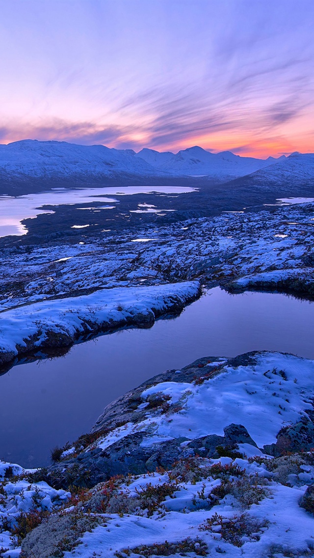 ノルウェーの冬の風景 山 夕日 雪 Iphoneの壁紙 640x1136 Iphone 5 5s 5c 壁紙ダウンロード Ja Iwall365 Com スマホ壁紙 Iphone待受画像ギャラリー