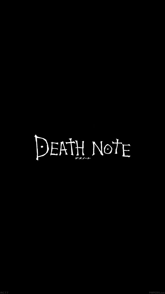 Near Death Note Iphone Wallpaper Santinime