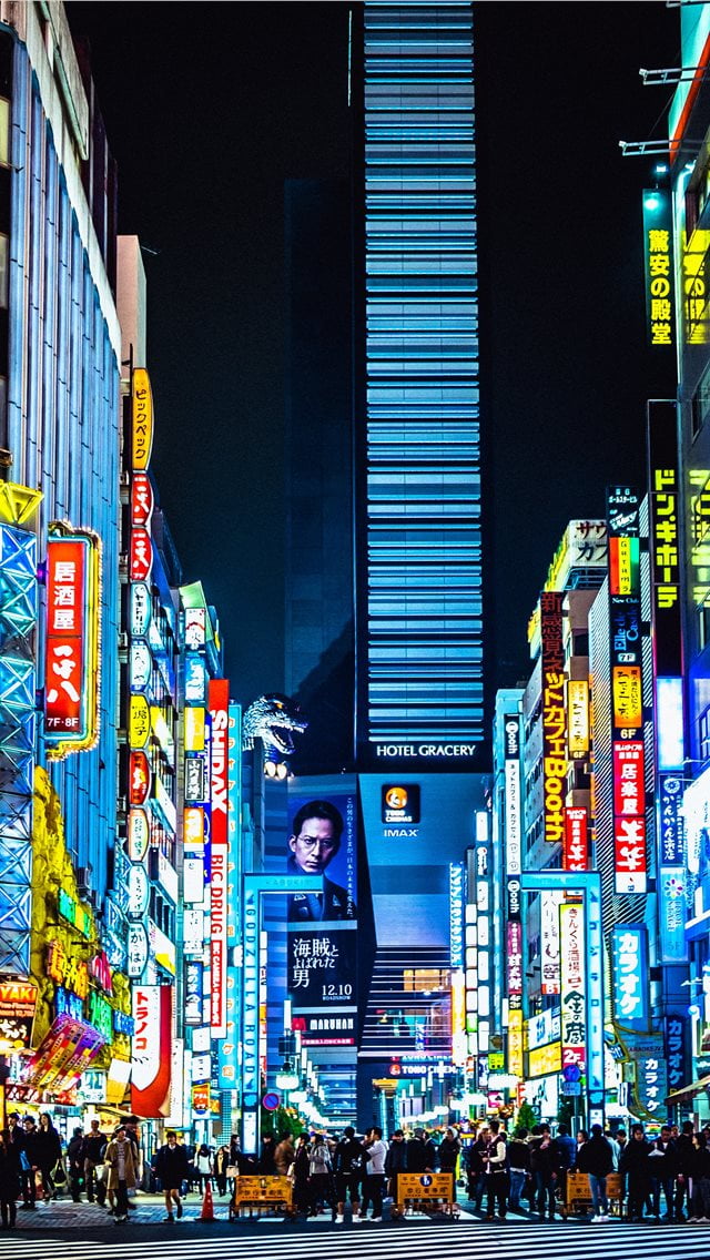 新宿の夜 スマホ壁紙 Iphone待受画像ギャラリー