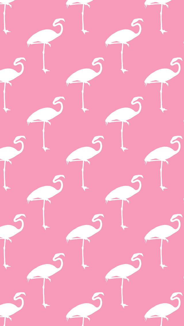 変わった模様のiphone壁紙 ピンクのフラミンゴ スマホ壁紙 Iphone