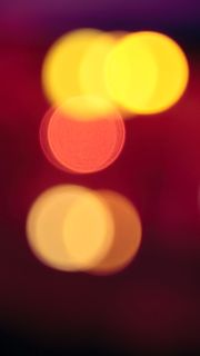 iPhone壁紙Red Light Blur iPh…
