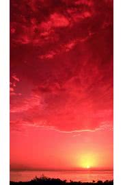 iPhone壁紙Red sunset iPhone …