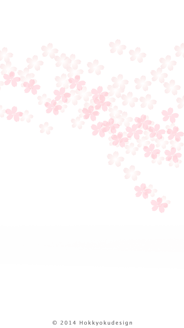 淡い桜のオシャレなイラスト スマホ壁紙 Iphone待受画像ギャラリー