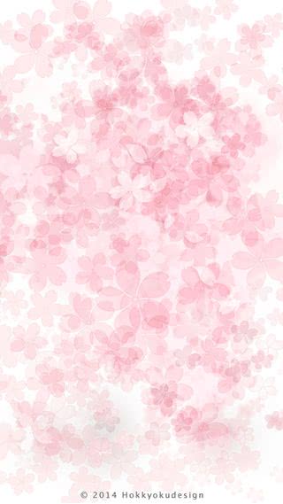 【92位】桜の花柄|桜のiPhone壁紙
