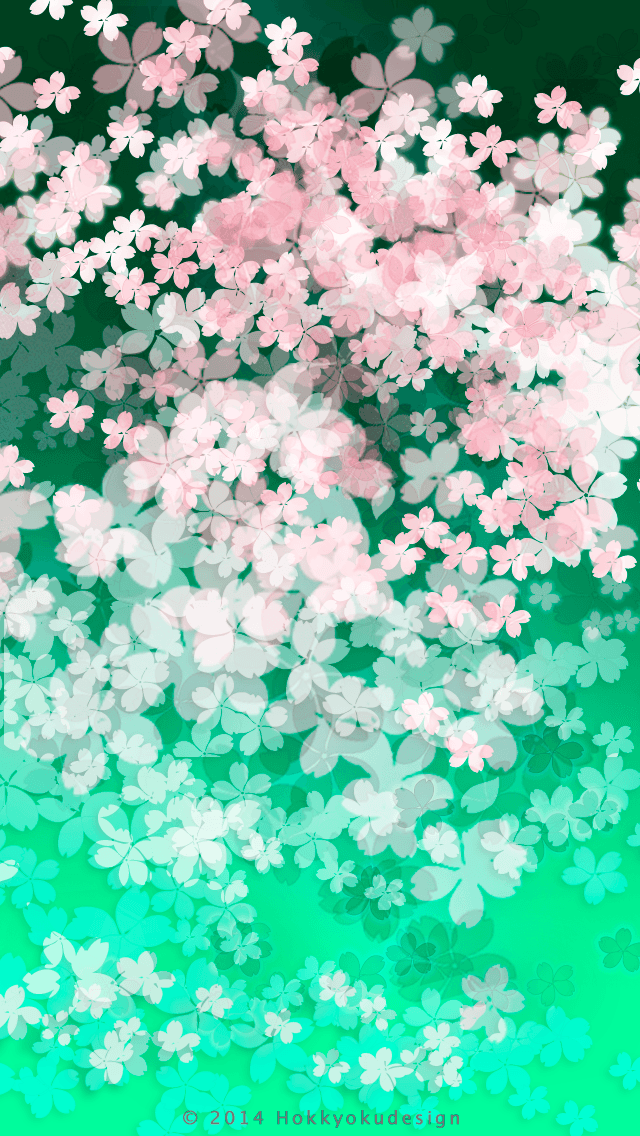 キレイな桜のイラスト スマホ壁紙 Iphone待受画像ギャラリー