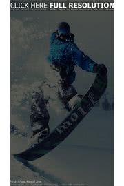 iPhone壁紙Snowboard iPhone 5…