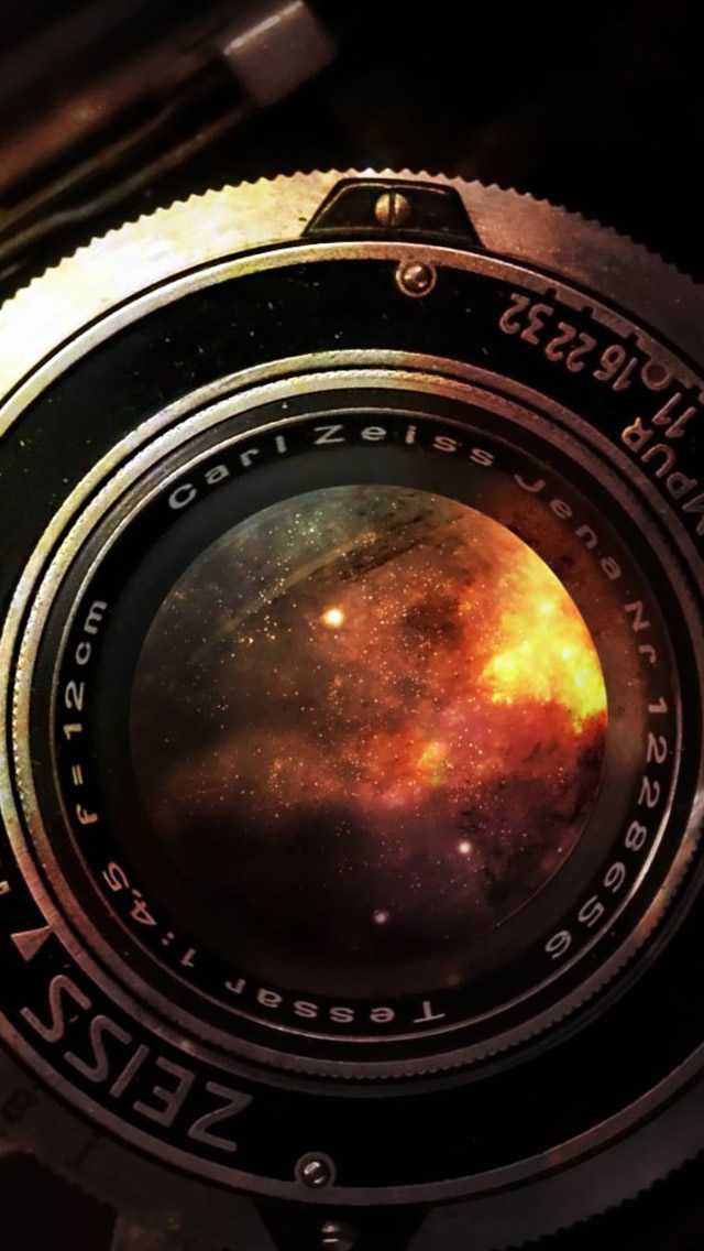Space In Vintage Camera Lens Iphone 5s Wallpaper Hd Kichiwall Com スマホ壁紙 Iphone待受画像ギャラリー