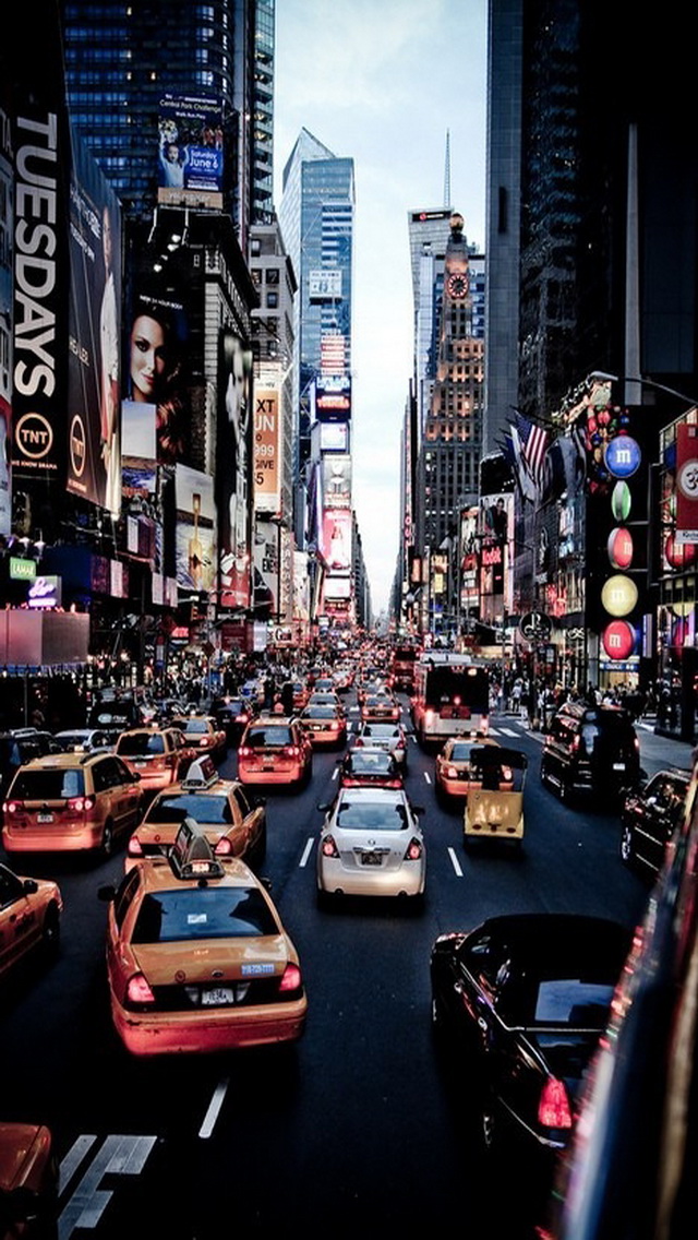 ニューヨークの渋滞 スマホ壁紙 Iphone待受画像ギャラリー