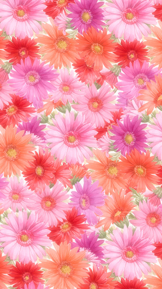 鮮やかな花柄 スマホ壁紙 Iphone待受画像ギャラリー