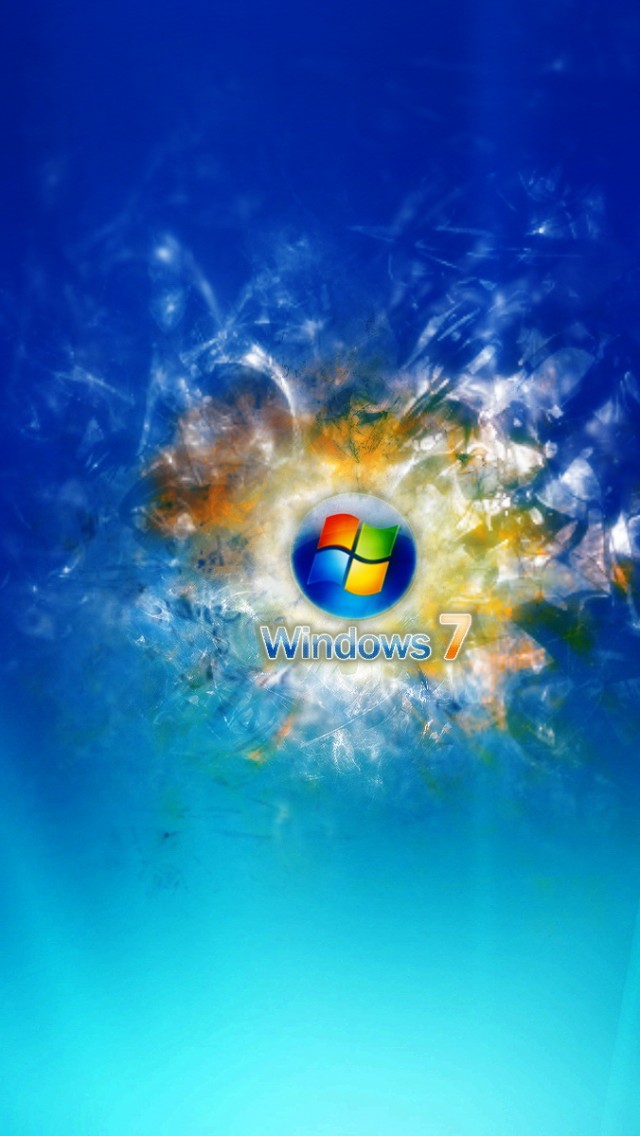 Windows 7 Blue Wallpaper スマホ壁紙 Iphone待受画像ギャラリー