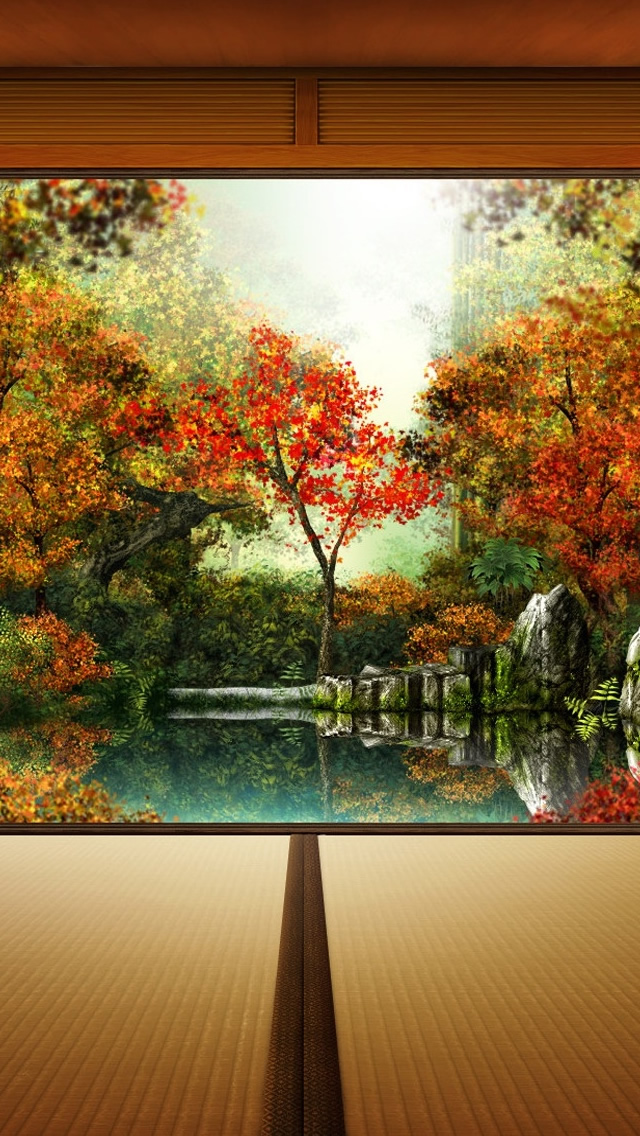 日本庭園 和風な壁紙 スマホ壁紙 Iphone待受画像ギャラリー