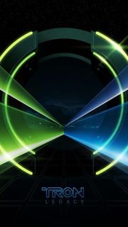 iPhone壁紙Wallpaper Tron Leg…