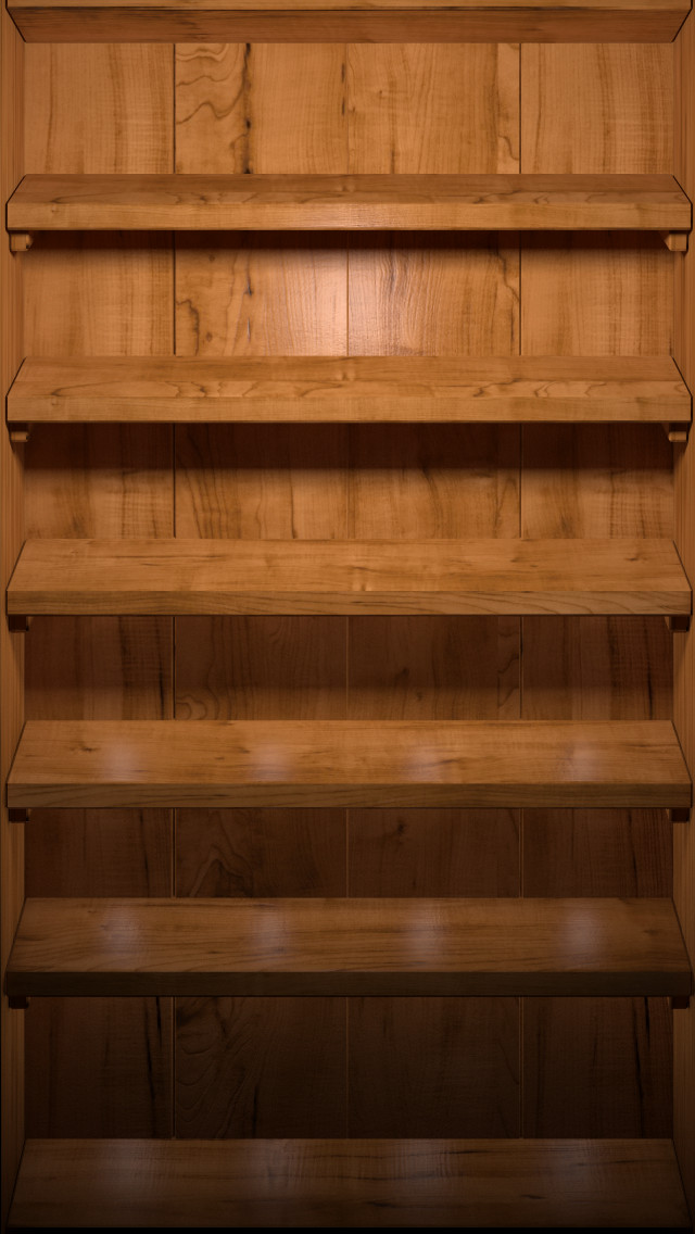 木製の棚 Wood Shelf Iphone5壁紙サイト 毎日更新 まとめ 棚 フレーム 1136 640 スマホ壁紙 Iphone待受画像ギャラリー