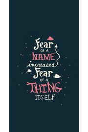 Fear of a name increases fear of the thing itself|ハリーポッターのiPhone壁紙