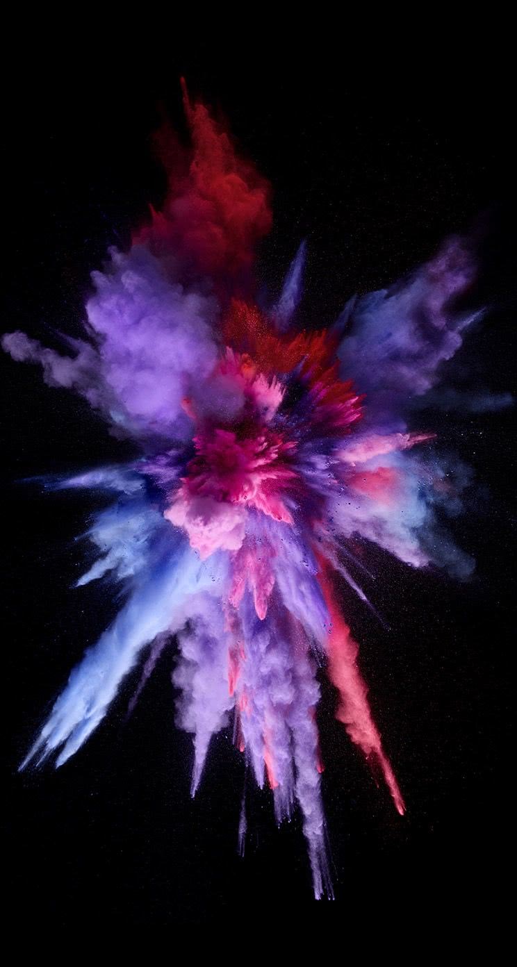 紫の爆発 Iphone5s壁紙 待受画像ギャラリー