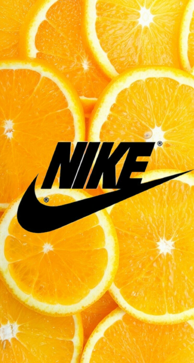 Nikeロゴ オレンジの輪切り Iphone5s壁紙 待受画像ギャラリー